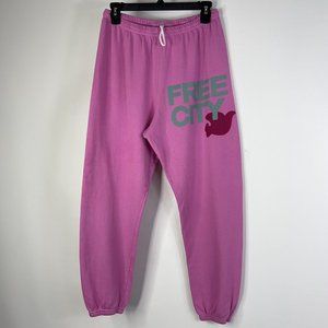 Free City Life Nature Love Women's Pinklove Dove Drawstring Sweatpants XS-XL New